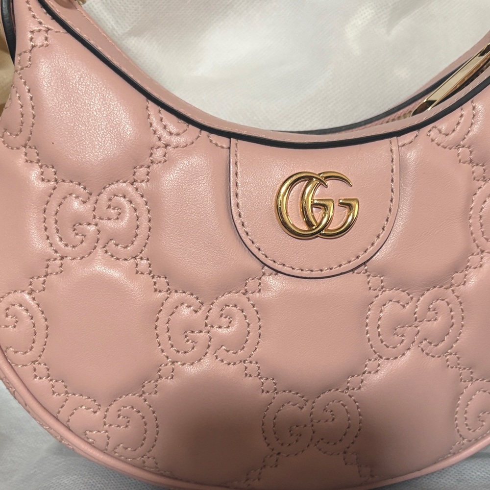 Gucci Light Pink Matalasse Mini Shoulder Bag View 2